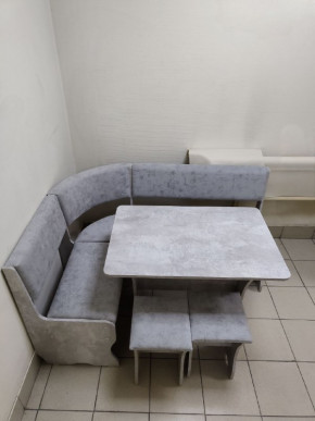 Кухонный уголок Миссия V велюр (цемент) в Нерюнгри - neryngi.mebelnovo.ru | фото