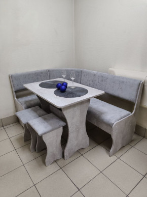 Кухонный уголок Миссия V велюр (цемент) в Нерюнгри - neryngi.mebelnovo.ru | фото