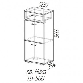Ника тумба ТВ-500 (эра) в Нерюнгри - neryngi.mebelnovo.ru | фото