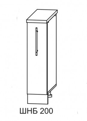 Олива СБ 200 шкаф нижний бутылочница в Нерюнгри - neryngi.mebelnovo.ru | фото