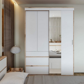 Шкаф-купе Брауни 1.5м в Нерюнгри - neryngi.mebelnovo.ru | фото